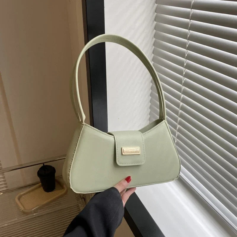 Minimalist Buckle Underarm Bag