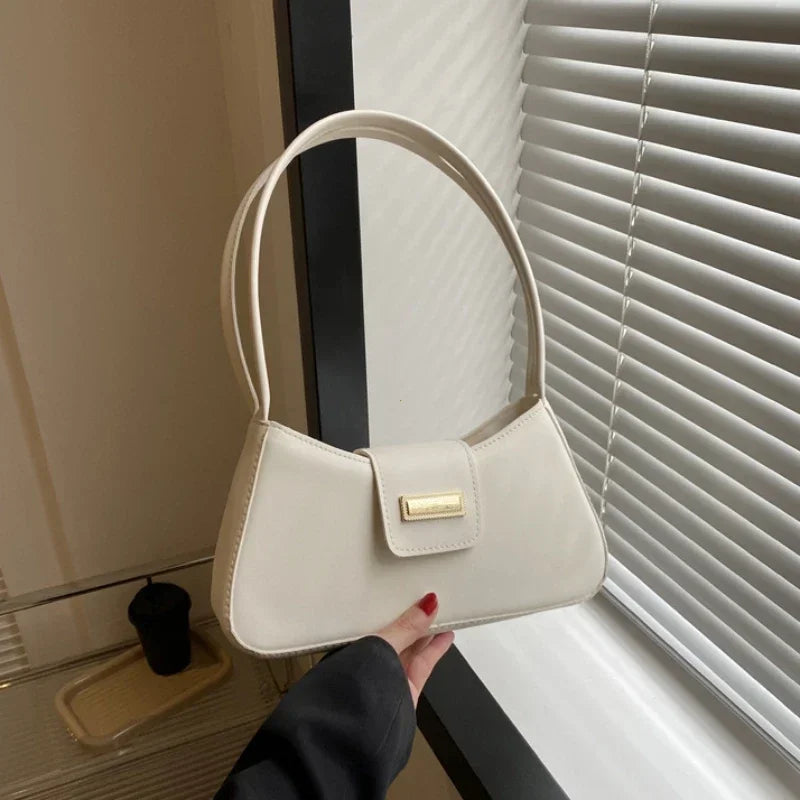 Minimalist Buckle Underarm Bag