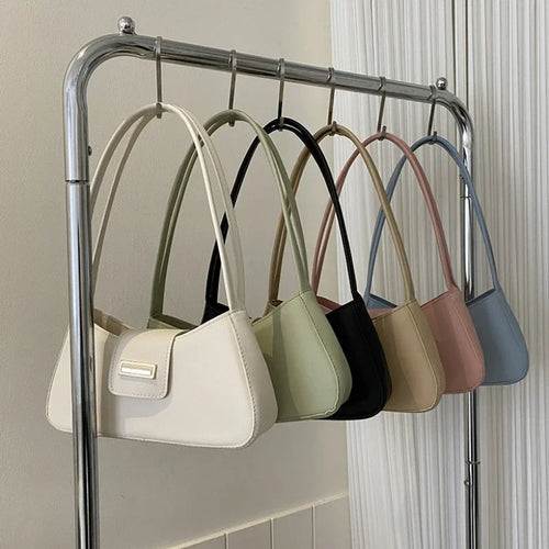 Minimalist Buckle Underarm Bag